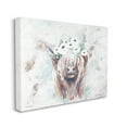thumbnail image 3 of Stupell Industries Rustic Country Longhorn Cattle Flecked Flower Blossoms Canvas Wall Art, 48 x 36, Design by Mackenzie Kissell, 3 of 5