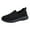 Black, variant on Men's Breathable Memory Foam Indoor Outdoor Slipper with Wide Widths,Blue 10.5