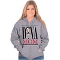 thumbnail image 3 of Betty Boop Diva Mom Best Mothers Day Zip Hoodie Sweatshirt Women Brisco Brands S, 3 of 6