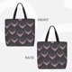 thumbnail image 2 of Fotbe pink hearts Bolsa Tote con Estampado para Mujer, Bolsos con Cremallera, Bolsa de Hombro Casual de Gran Capacidad con Bolsillos Internos, 2 of 7