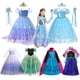 thumbnail image 2 of Vestidos de princesa Elsa y Anna de Frozen para niñas, Disfraces para niños, Cosplay de reina de la nieve, Halloween, Carnaval, ropa de fiesta de cumpleaños, 2 of 4
