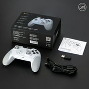 Ultimate PC Controller, EasySMX Bluetooth Controller for PC/IOS/Android/Switch/Steam, with RGB Lights, Micro Hall Triggers & Detachable Joysticks, Remappable Buttons
