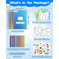 thumbnail image 6 of D-FantiX 3 Pack My Storybook Art Kit with Stickers, Creative Writing & Drawing Activity Set , Hardcover Comic Book Making Kit with Stickers, 6 of 8