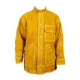 thumbnail image 1 of Chaqueta de soldadura de cuero resistente para hombres con bolsillos Zulema Ropa de soldadura, 1 of 8
