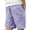 Purple, variant on Men’s Corduroy Shorts Retro Multi Pocket Embroidered Logo Casual Bottoms