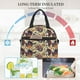 thumbnail image 4 of Balery Fashion Hippie Girl Bolsa de Almuerzo Impresa, Caja de Almuerzo Reutilizable, Bolsa Térmica Aislada para Almuerzo, Bolsa Antiderrames, 4 of 7