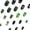 Green, variant on EBCUE 24Pcs Halloween Press On Nails Short Square Fake Nails French False Nail | Spider Web, Heart, Ghost Design, Full Cover Glossy, Reusable Stick On Nails, For Women Manicure Art