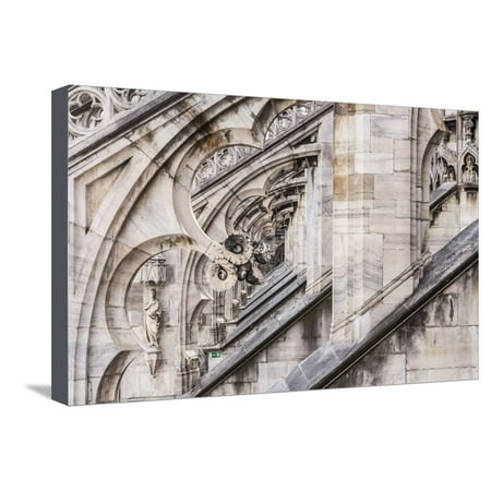 - The Roof of Duomo Di Milano (Milan Cathedral), Milan, Lombardy, Italy, Europe Stretched Canvas Print Wall Art By Julian Elliott