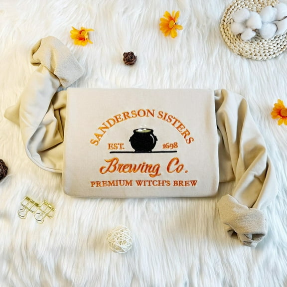 Sanderson Sisters Embroidered Sweatshirt