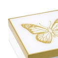 thumbnail image 4 of A&B Home Square Butterfly Box with Gold Band Accent - White, Gold Finish, 4 of 10