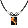 thumbnail image 1 of ocean medusas ciencia naturaleza foto collar a mano colgante de cuerda de cuero Unbranded M, 1 of 3