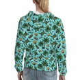 thumbnail image 7 of Salouo Pineapple Sea Turtle Pattern Hoodie Sweatshirts for Women, Autumn Pullover Hoodie Workout Sweat Women's Long Sleeve Preppy Sweatshirts-Medium, 7 of 7