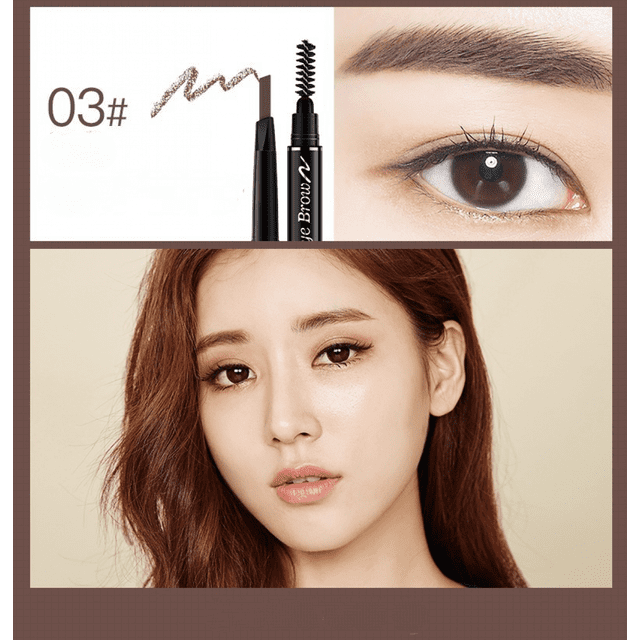 Precision Brow Pencil Ultra Fine Long Lasting Dual-use Eyebrow Pencil With Brush