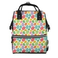 thumbnail image 1 of Fotbe colorful easter eggs Mochila Maternidad - Lona de Sarga Impermeable, Mochila de Pañales de Gran Capacidad con Múltiples Bolsillos y Correas Ajustables, 1 of 6