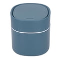 thumbnail image 4 of YUMILI Mini Poubelle De Bureau - Poubelle De Nettoyage De Stockage De Débris Petite Poubelle avec Couvercle pour Table Basse Coiffeuse Comptoir De Bureau, Bleu/Blanc(Bleu), 4 of 14