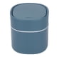 thumbnail image 4 of Mini bote de basura de escritorio para almacenar residuos, bote de limpieza con tapa para mesa de café, tocador, escritorio, encimera, color azul, 4 of 15