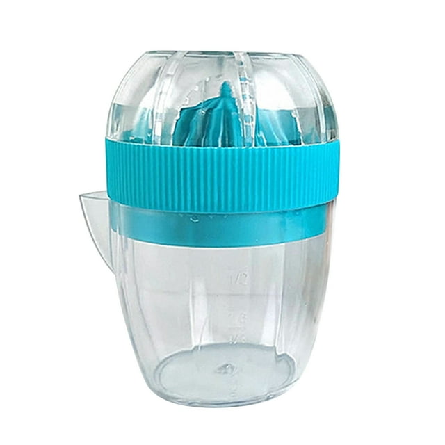WIFKLSIIPG Convenient Manual Orange Fruit Juicer Hand Squeezer with Lid Practical Fruit Pressing Clip Kitchen Tool