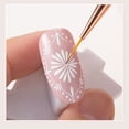 thumbnail image 2 of Juego de pinceles para delineador de uñas con rayas francesas, 3 uds., puntas, bolígrafo de dibujo de línea ultrafino, pinceles de pintura de Gel UV de doble extremo, herramientas de manicura zhangmengya  LED, 2 of 2