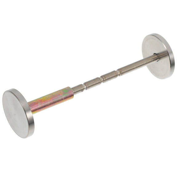 Stainless Steel Door Hole Cover Plate for Home Doors Silver Security Enhancement 1 Piece