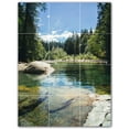 thumbnail image 1 of Picture-Tiles.com: River Ceramic Tile Wall Mural WAL500897-34M. 18"W x 24"H using (12) 6" x 6" Ceramic Tiles-Satin Finish, 1 of 3