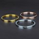 thumbnail image 3 of Brazalete de acero inoxidable Sunnimix Pulsera de acero titanium Dorado, 3 of 8