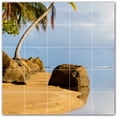 thumbnail image 1 of Picture-Tiles.com: Beach Ceramic Tile Wall Mural WAL500045-55XL. 60"W x 60"H using (25) 12" x 12" Ceramic Tiles-Satin Finish, 1 of 3