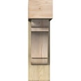 thumbnail image 2 of Ekena Millwork 8"W x 24"D x 28"H Olympic Block Rough Sawn Bracket w/ Offset Brace, Douglas Fir, 2 of 25