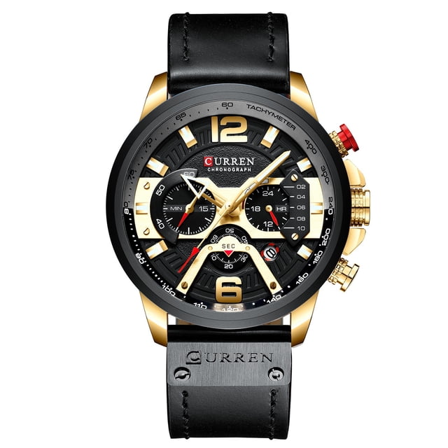 Reloj Curren 8329 para hombre resistente al agua, azul, 3 ATM
