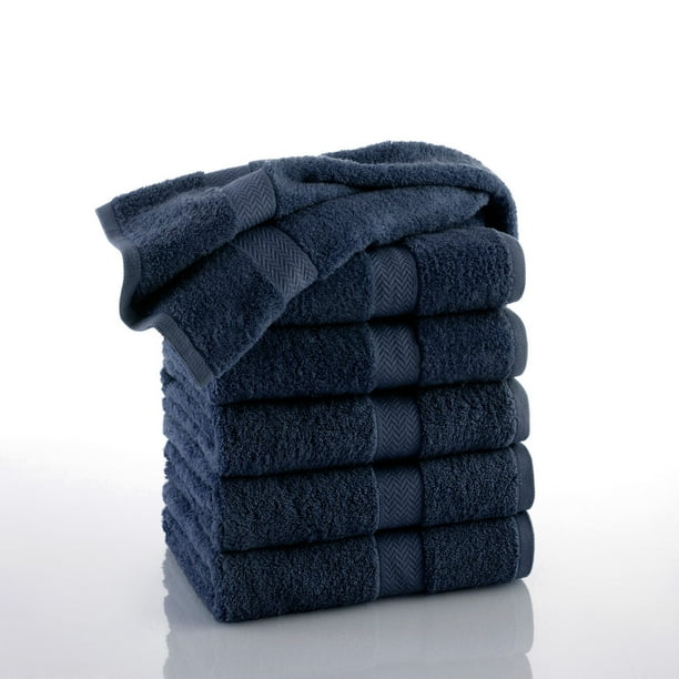 Martex Commercial Cotton 6 PC Bath Towel Set in Navy
