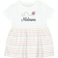 thumbnail image 3 of Inktastic Butterfly Alabama Girls Baby Dress, 3 of 5