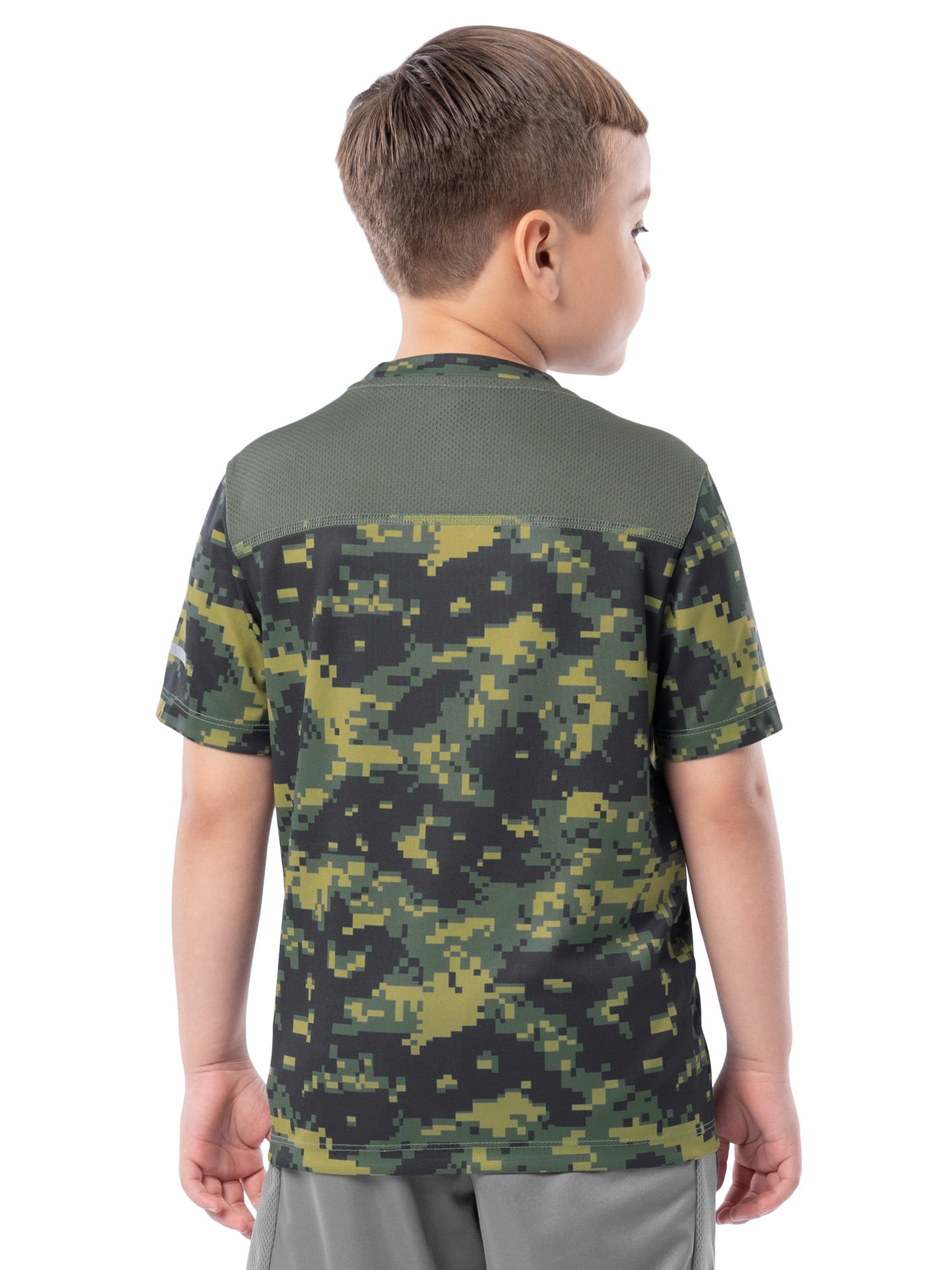 Athletic Works Boy's Short Sleeve Core Active T-Shirt 2-Pack, Sizes 4-18 & Husky