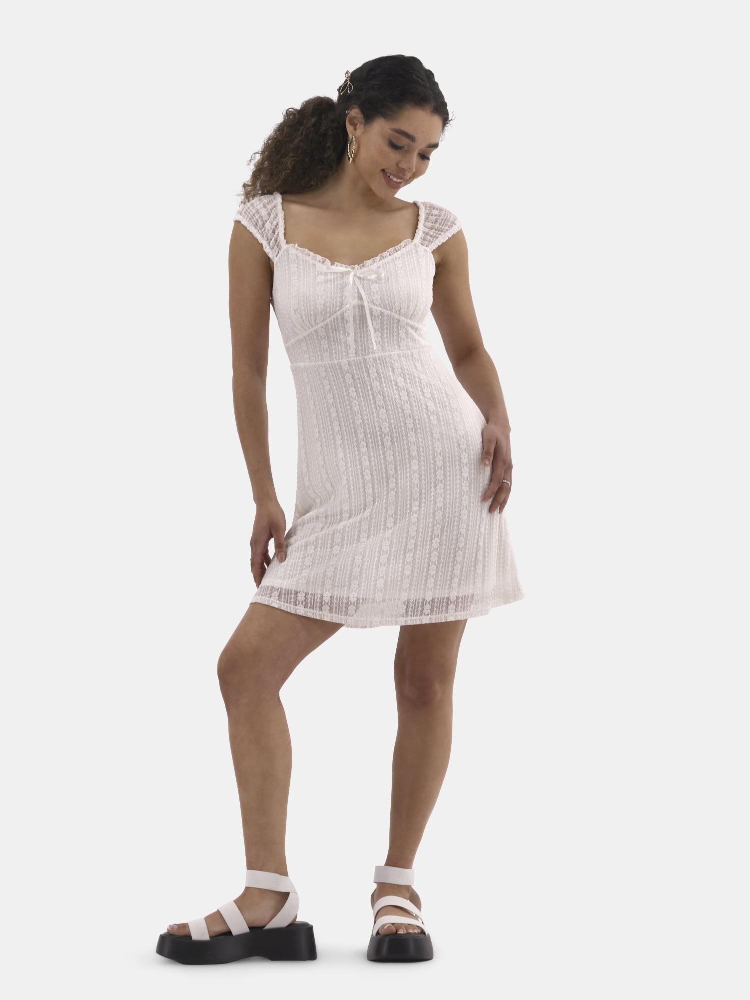 No Boundaries Lace Mini Dress, Women's