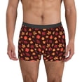 thumbnail image 1 of Balery fall Maple leaf Calzoncillos bóxer para hombre, ropa interior de algodón suave y transpirable con cinturilla de nailon-Large, 1 of 5