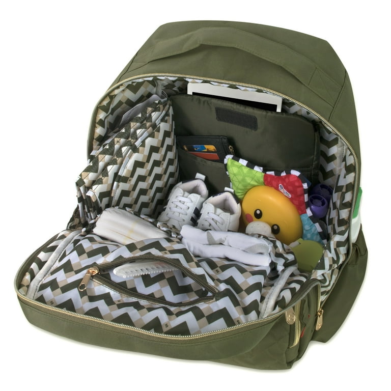 olive green diaper bag