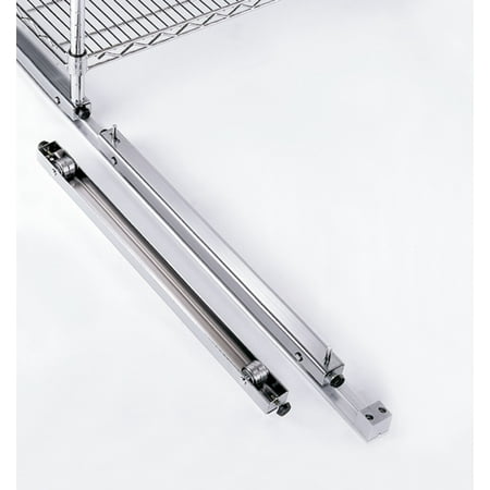 OFM X5 Series Model SRA24CRA 24" Roller Assembly with Brake, Set of 2