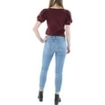 thumbnail image 2 of French Connection Women's Babysoft Puff Sleeve Crop Top Red B4HP $98 (Regular,L), 2 of 2
