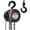 Black, variant on Hand Chain Hoist, 1 Ton/2200 lbs Capacity, Heavy Duty Steel Chain Fall Hoist with 10 Ft Lifting Height, Manual Chain Block Hoist with 2 Chain Hooks for Lifting Good in Transport & Workshop