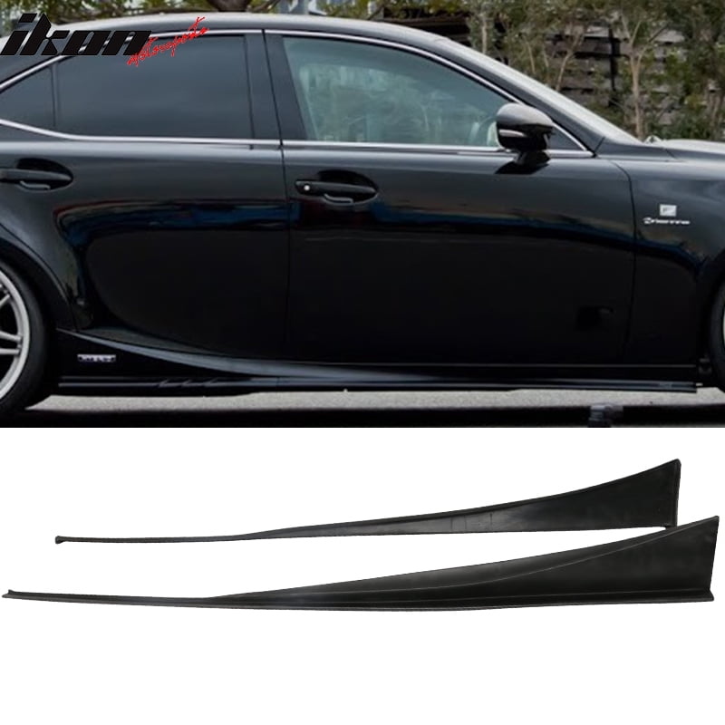 Compatible with 1416 Lexus IS250 IS350 ISF IKON Style Black Side