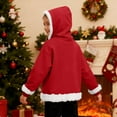 thumbnail image 5 of Girls Hoodie Soft Christmas Pullover Sweatshirt with Front Pocket Cozy Hoodies for Girls Winter Warm Kids Clothes Girls Fashion Outdoor Casual Wear, 5 of 9