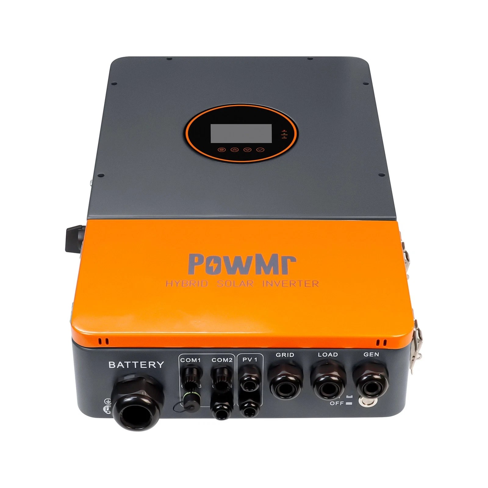 PowMr 12KW 48V Hybrid Solar Inverter 120/208/240V Split Phase ON/OFF Grid 200A MPPT Controller Max PV 450V For Flooded Lead-acid Sealed Gel Lithium Battery