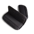 thumbnail image 3 of Fundas para correas de asiento de coche de bebé, cojín Universal suave para cinturón de seguridad para recién nacidos, bebés y niños (negro), 2 uds., 3 of 5