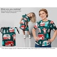 thumbnail image 6 of oneOone Cotton Poplin Dark Teal Green Fabric Camping Hike Point Sewing Craft Projects Fabric Prints By Yard 56 Inch Wide, 6 of 6