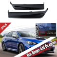 thumbnail image 5 of 2PCS Anti-Scratch Car Rear Bumper Lip Aprons Spats Splitters Add-on Side Aprons Cap Spoiler for ,B, 5 of 5