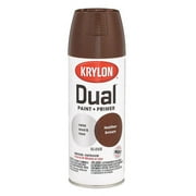 Krylon K08812000 Dual Paint & Primer One Spray Paint, 12 Oz, Leather Brown