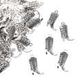 thumbnail image 2 of 100Pcs Alloy Boot-design Charms DIY Jewelry Bracelet Necklace Making Material, 2 of 7
