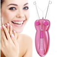 thumbnail image 1 of Depiladora facial eléctrica CHAO para mujeres recortadora de vello facial con hilo de algodón rosa, 1 of 1