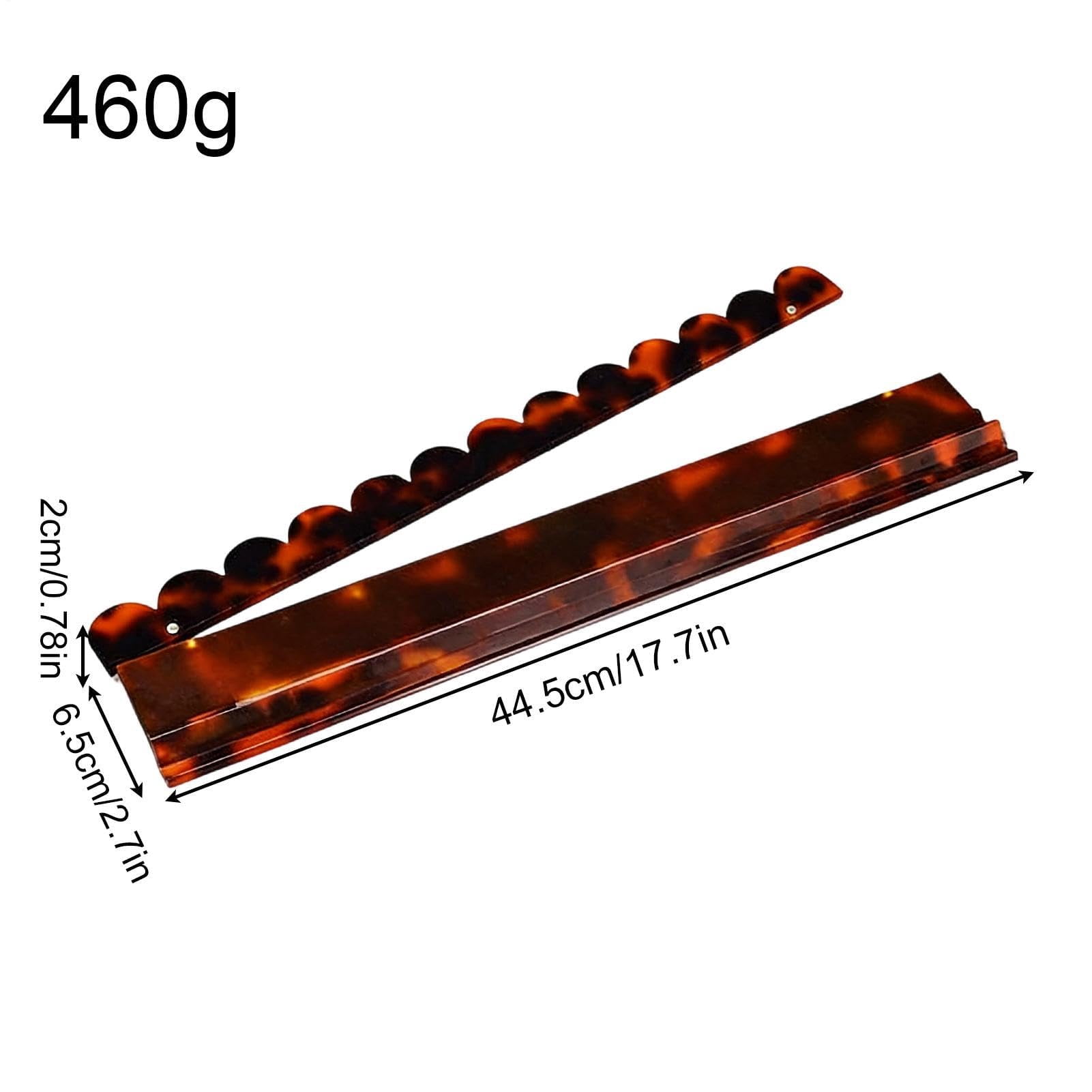 Mahjong Racks with Pushers – Acrylic Tortoiseshell Magnetic Non Slip Rack Set with Scalloped Edge for Mahjong Game Accessories Home Use