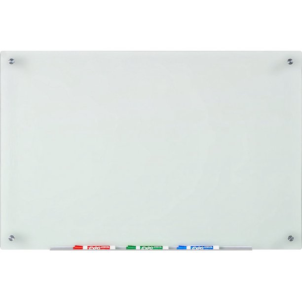 AudioVisual Direct Frosted Glass DryErase Board Set 23 5/8 x 35 1/2