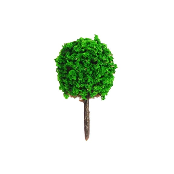 Yuarrent Modelo de paisaje estático, de terrario, accesorios de planta de simulación de plástico, árboles en miniatura en forma de bola, juguetes Electrónica Tipo3 Yuarrent EL025456-03
