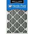 thumbnail image 1 of Nordic Pure 18x25x2PM12C-3 MERV 12 Pleated Plus Carbon Furnace Air Filters, 18 x 25 x 2 in. - Pack of 3, 1 of 1